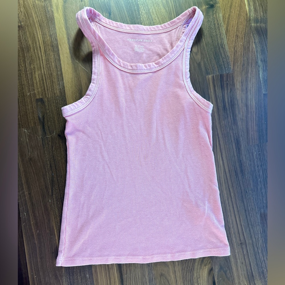 Pink American eagle tank